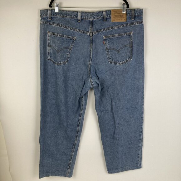 Vintage Levi’s Men’s Jeans 46x30 Orange Tab Medium Wash Straight Leg Big & Tall - Picture 5 of 9